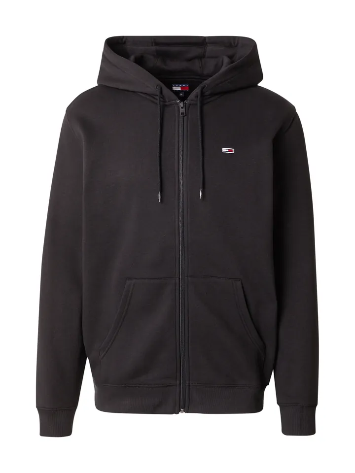 Tommy Jeans Sudadera con cremallera negro