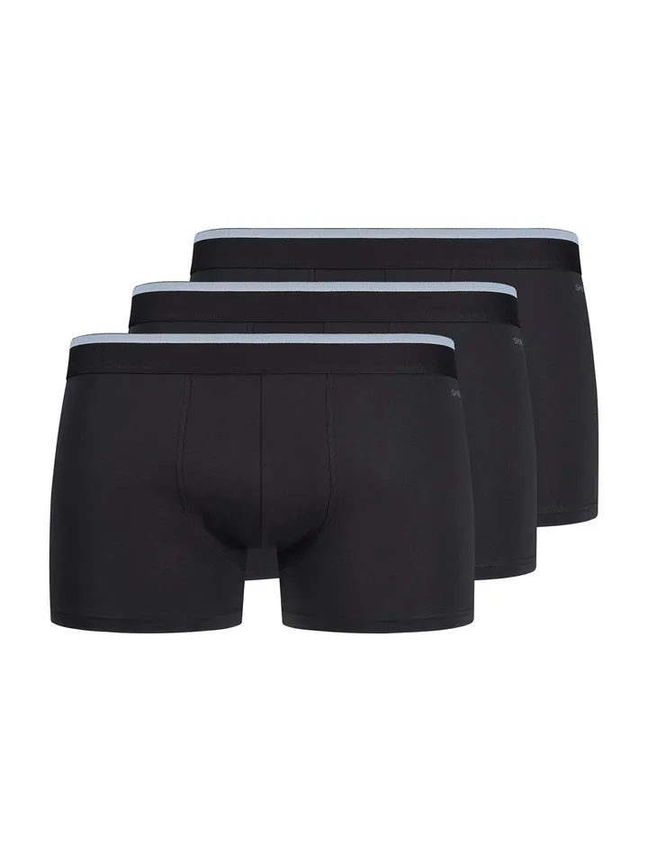 Skiny Calzoncillo boxer negro / blanco