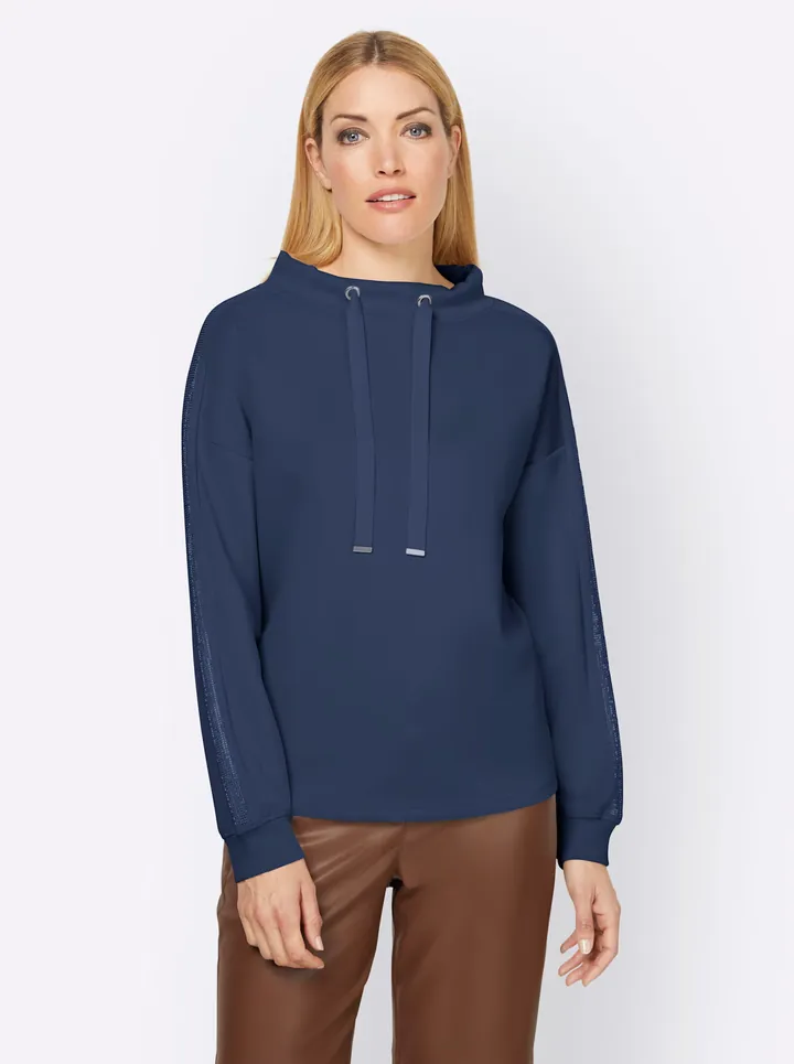 heine Sudadera azul oscuro