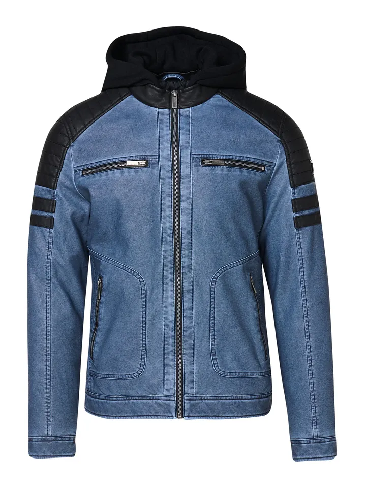 KOROSHI Chaqueta de entretiempo  azul / negro