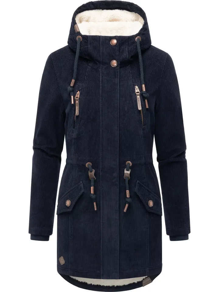 Ragwear Parca de invierno 'Ellsie Cordy'  navy
