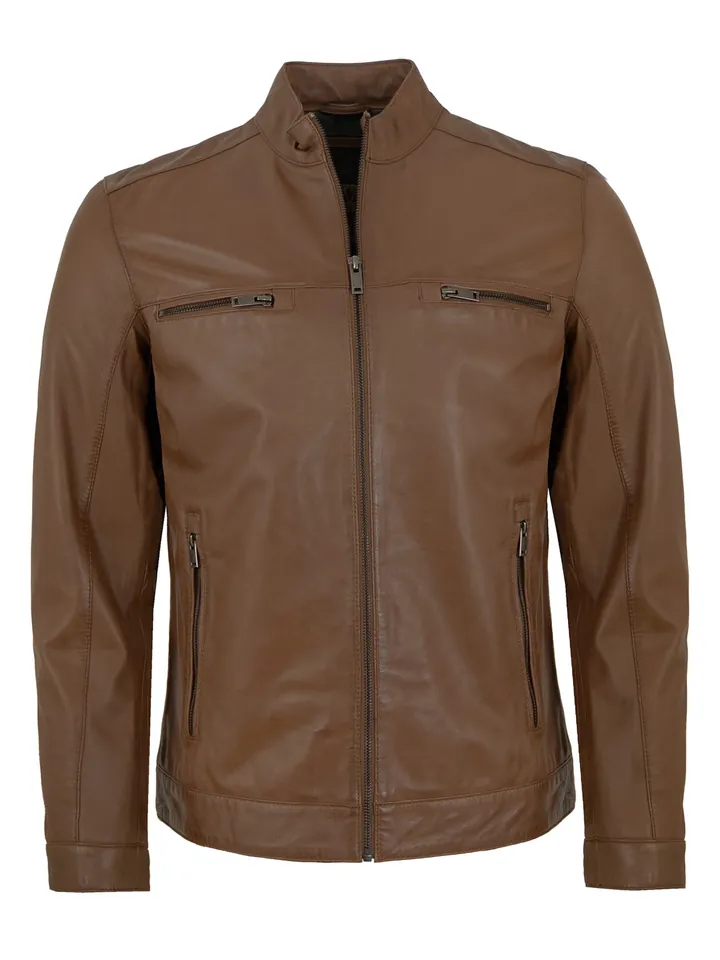 EXZ By Existenz Chaqueta de entretiempo 'Bentley'  marrón