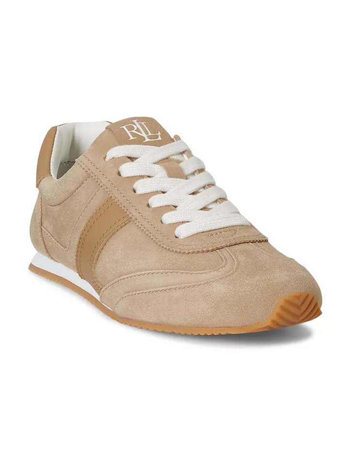 Lauren Ralph Lauren Zapatillas deportivas bajas 'DANI' caramelo / capuchino