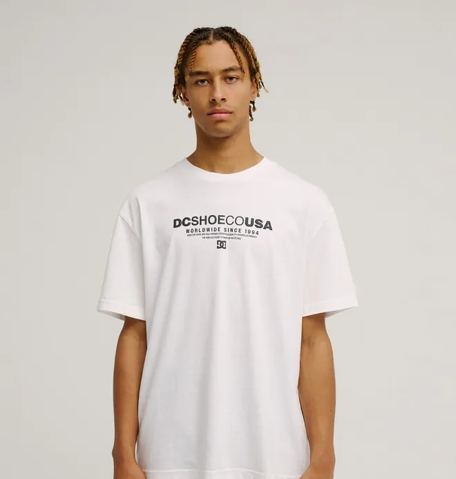 DC Heritage Font - Camiseta de manga corta Blanco Hombre
