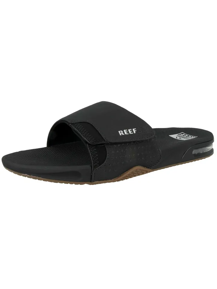 REEF Zapatos para playa y agua 'Fanning' negro / blanco