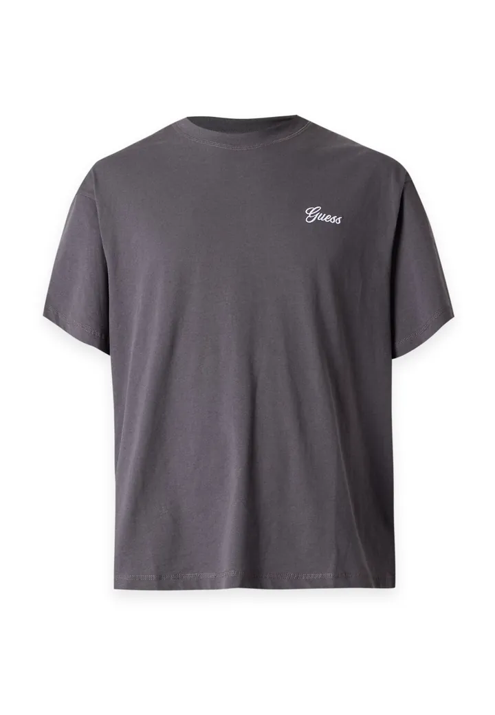 GUESS Camiseta taupe / antracita / negro / blanco