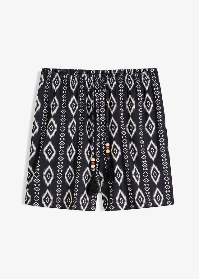 Pantalón corto de punto con cinturilla cómoda