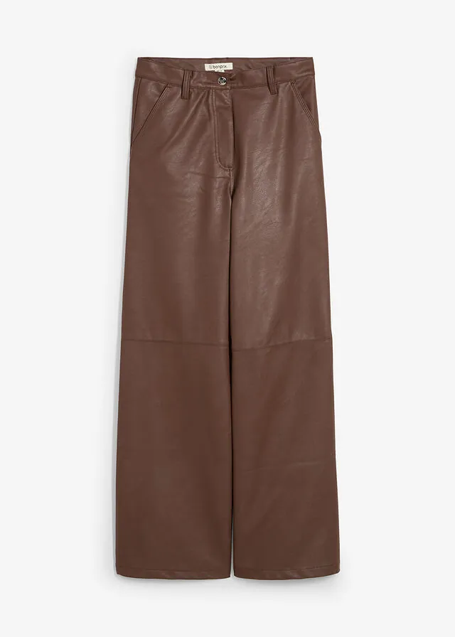 Pantalón de piel sintética