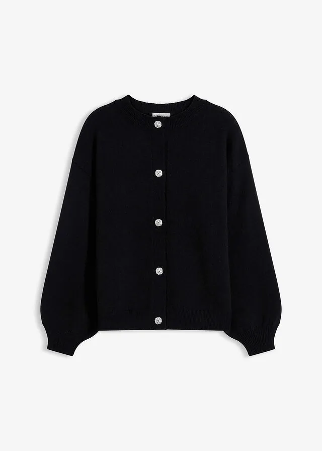 Chaqueta de punto con botones decorativos
