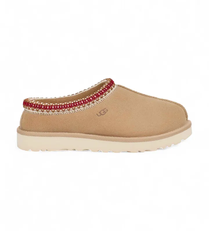 UGG para mujer. 5955 Zapatillas de Piel Tasman marrón (36), Plano, Ninguno, Casual, Homewear