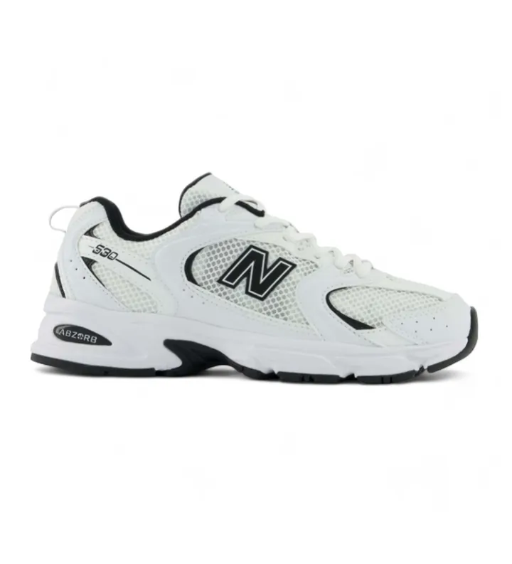 New Balance unisex. MR530 Zapatillas 530 blanco (36), Plano, Cordones, Casual