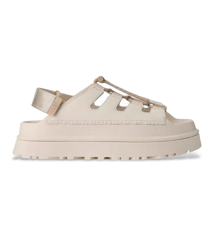 UGG para mujer. 1179370 Sandalias GoldenGlow Toggle beige (39), 3 a 5cm, Cordones, Casual, Sostenible, Poliéster reciclado