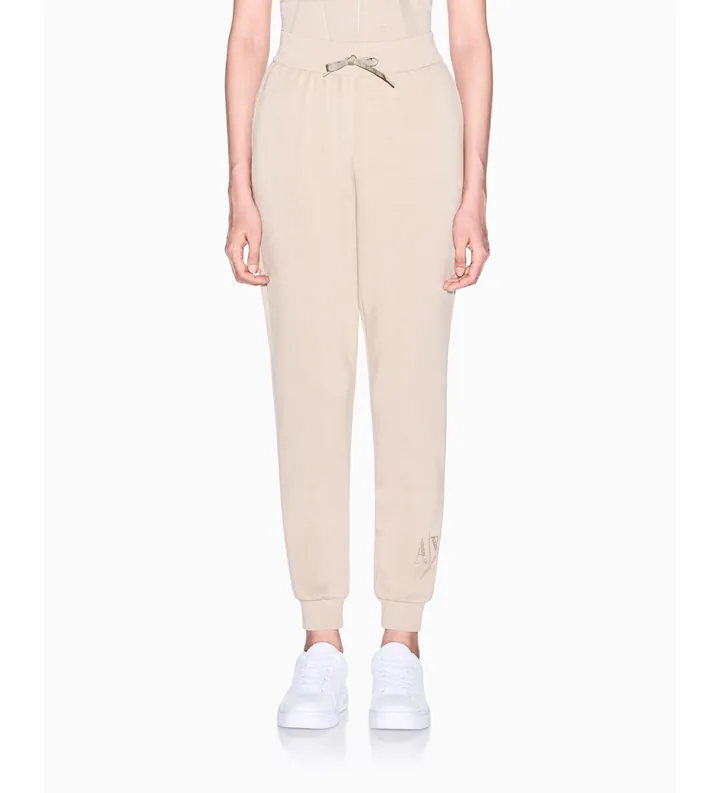 A|X Armani Exchange para mujer. XW000828AF13397U6223 Pantalón Joggers beige (L), Casual, Poliéster