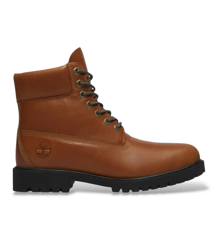 Timberland para hombre. TB0A5RNWAES1 Botas de piel Heritage beige (40), Plano, Cordones, Casual, Outdoor