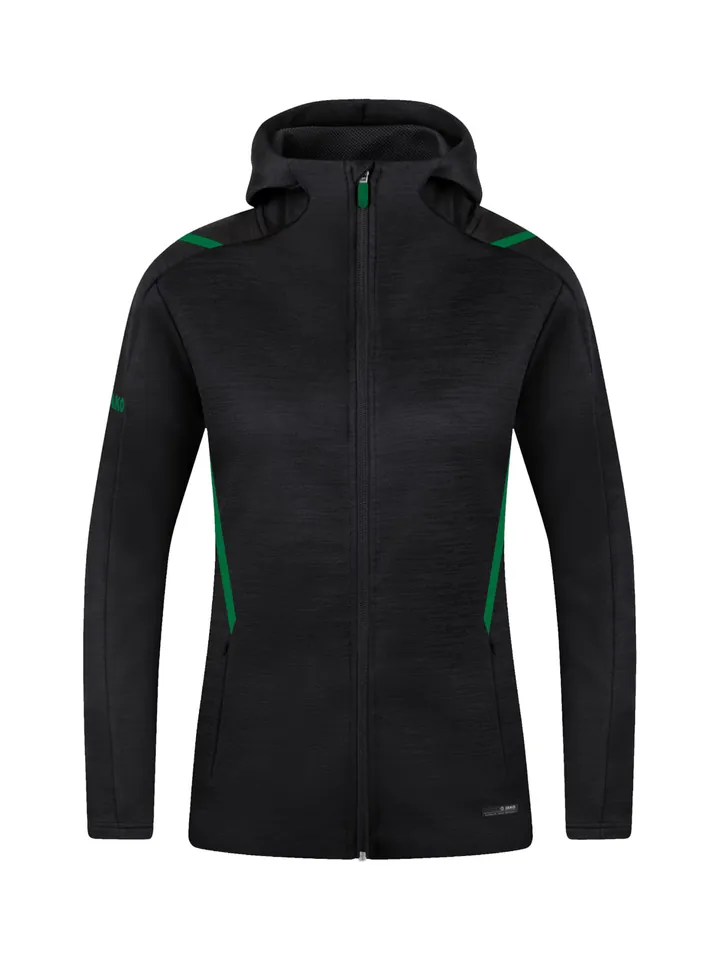 JAKO Chaqueta deportiva 'Challenge' verde / negro