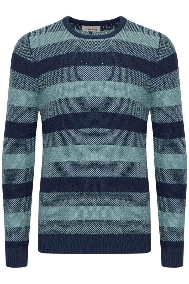 BLEND Jersey  azul / negro