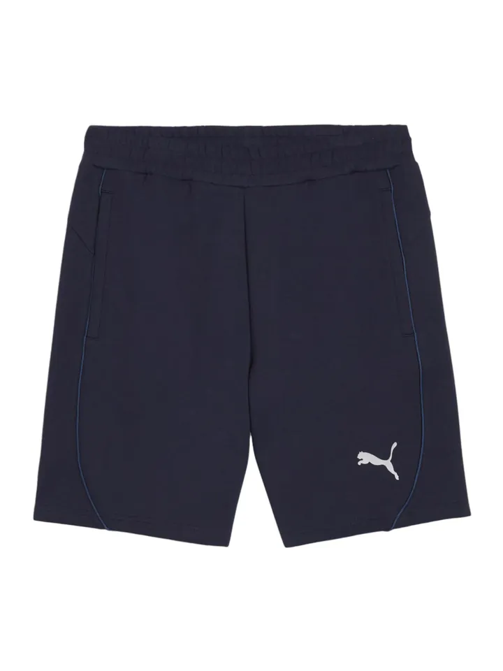 PUMA Pantalón deportivo 'TeamFinal' marino / gris plateado