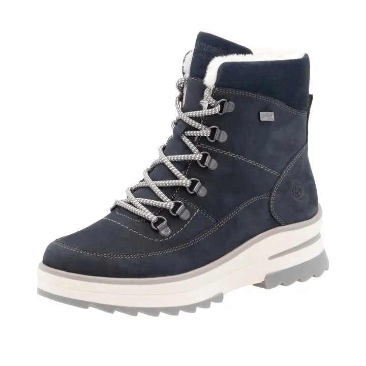 REMONTE Botas con cordones navy