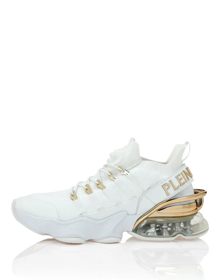 Plein Sport Zapatillas deportivas bajas 'Tiger Attack//Gen.X.04' oro / blanco