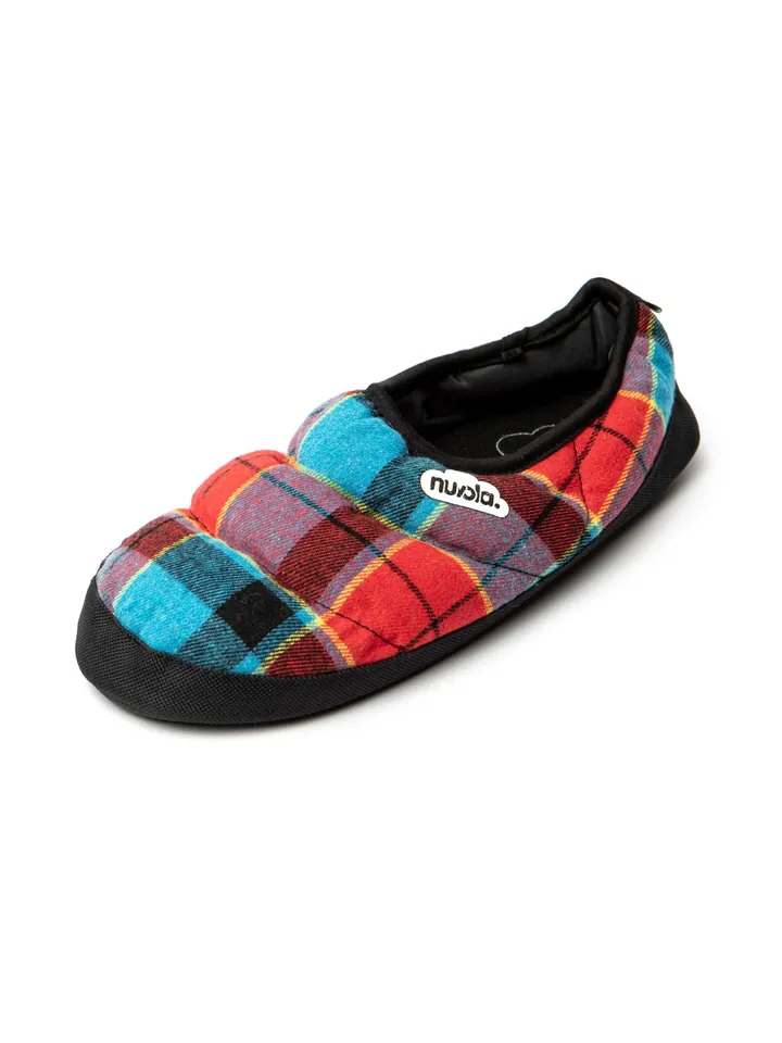 Nuvola. Zapatillas de casa 'Classic Scotland' rojo