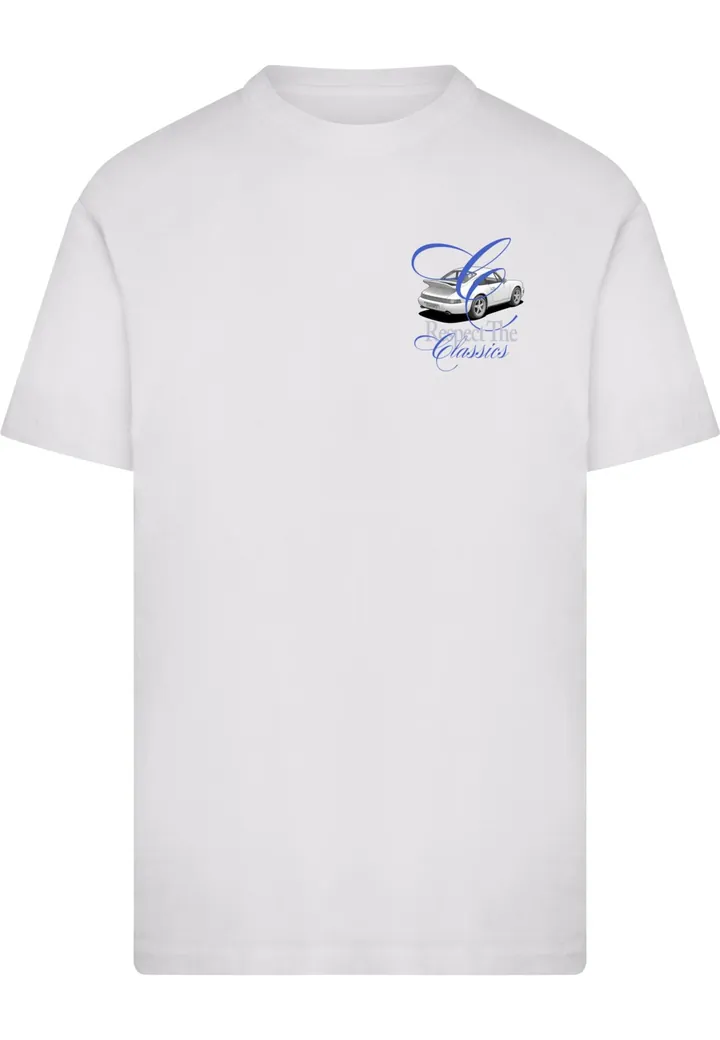 Mister Tee Camiseta 'Runs Better Than Your Playlist' azul / negro / blanco
