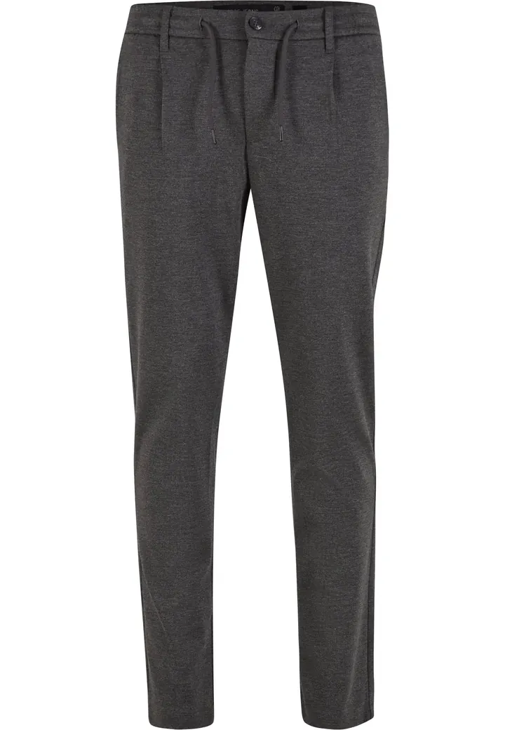 INDICODE JEANS Pantalón plisado 'Zeddi' antracita