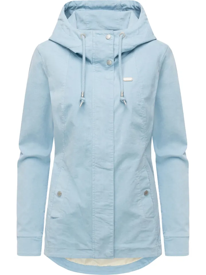 Ragwear Chaqueta de entretiempo 'Alvena' azul / blanco