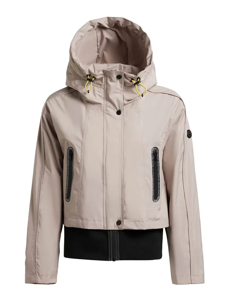 khujo Chaqueta de entretiempo 'Amelia' marrón claro / negro