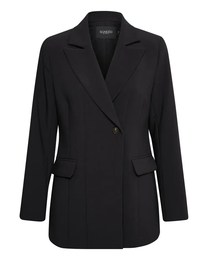 SOAKED IN LUXURY Blazer 'SLCorinne' negro