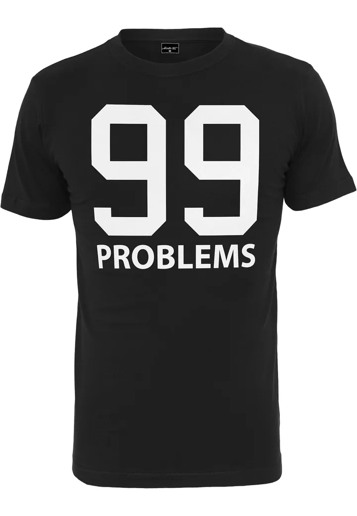 Mister Tee Camiseta negro / blanco