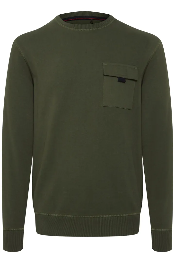 BLEND Sudadera 'Oskari' verde oscuro