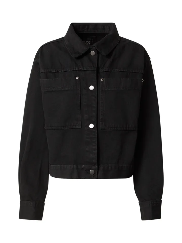 Urban Classics Chaqueta de entretiempo negro denim