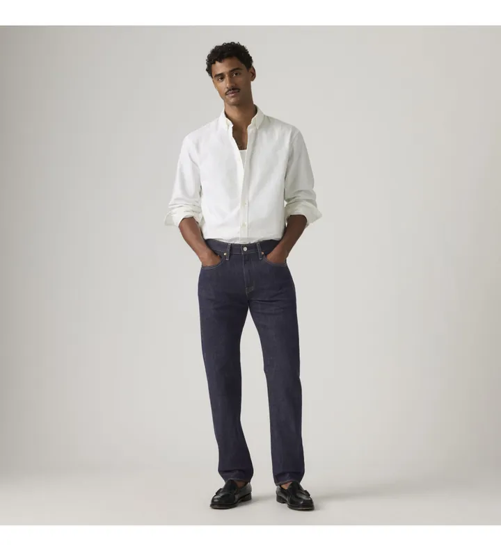 Levi's para hombre. 29507-1800 Vaqueros 502 Taper azul oscuro (29/32), Casual, Algodón, Denim, Marino