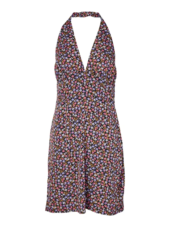 Noisy may Vestido de verano 'Rue' marrón / rosa / negro / blanco