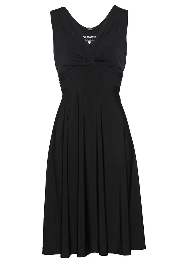 Vestido camisero con escote en V