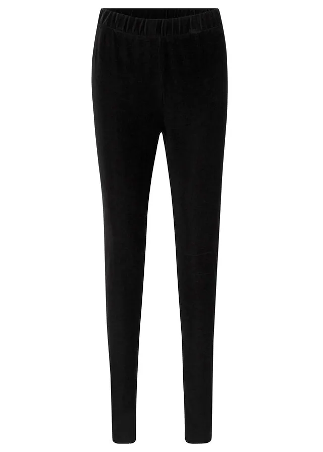 Leggings de pana fina con cintura ancha y cómoda