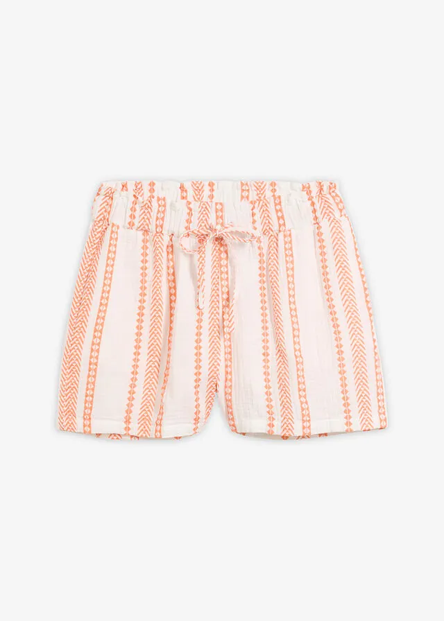 Pantalón corto de muselina ligera