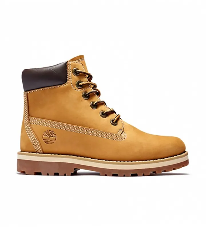 Timberland para mujer/niña. TB0A28X72311 Botas Courma Traditional 6In amarillo (36), Piel, Marrón, Plano, Cordones, Cremallera, Casual, Outd