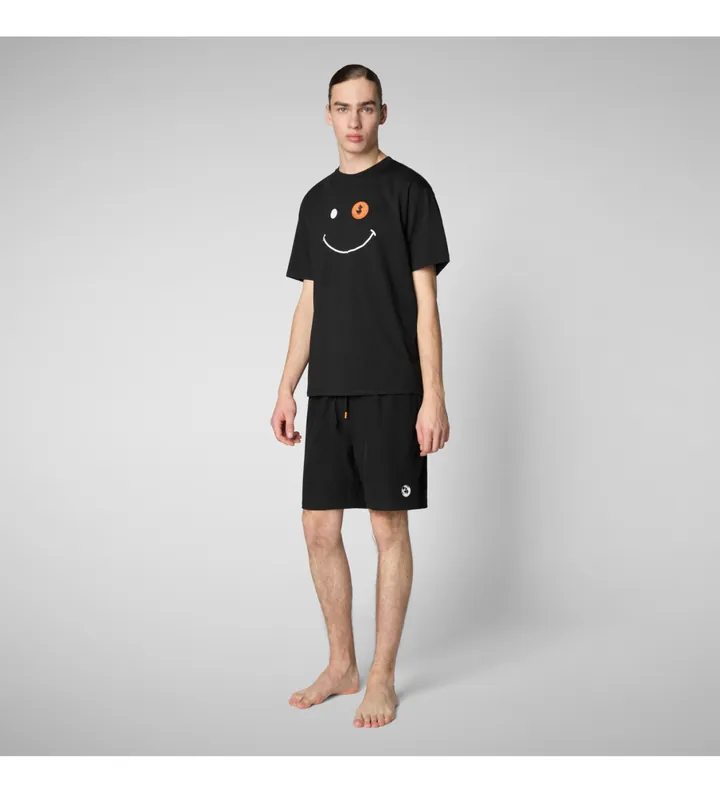 Save The Duck para hombre. DW2238M-RIPO20 Bañador Bascom negro (L), Beachwear, Poliéster