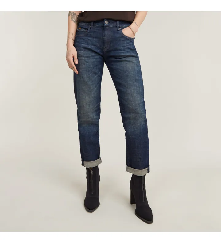 G-Star para mujer. D15264-D441-G800 Jeans Kate Boyfriend azul (25/32), Casual, Denim, Algodón Orgánico, Sostenible