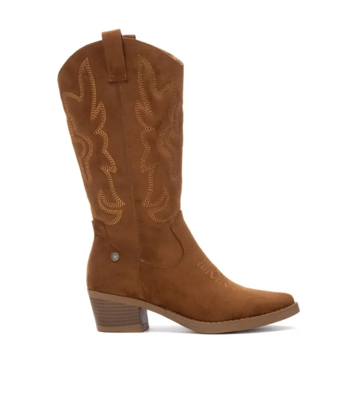 Refresh para mujer. 17308503-CAMEL Botas 173085 marrón (35), 3 a 5cm, Cremallera, Casual