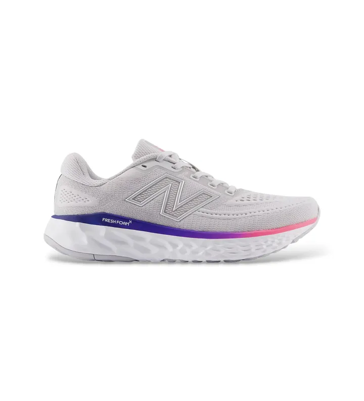 New Balance para mujer. WEVOZV4 Zapatillas Fresh Foam X Evoz v4 gris (36.5), Plano, Cordones, Casual, Deportivo, Running, Multideporte
