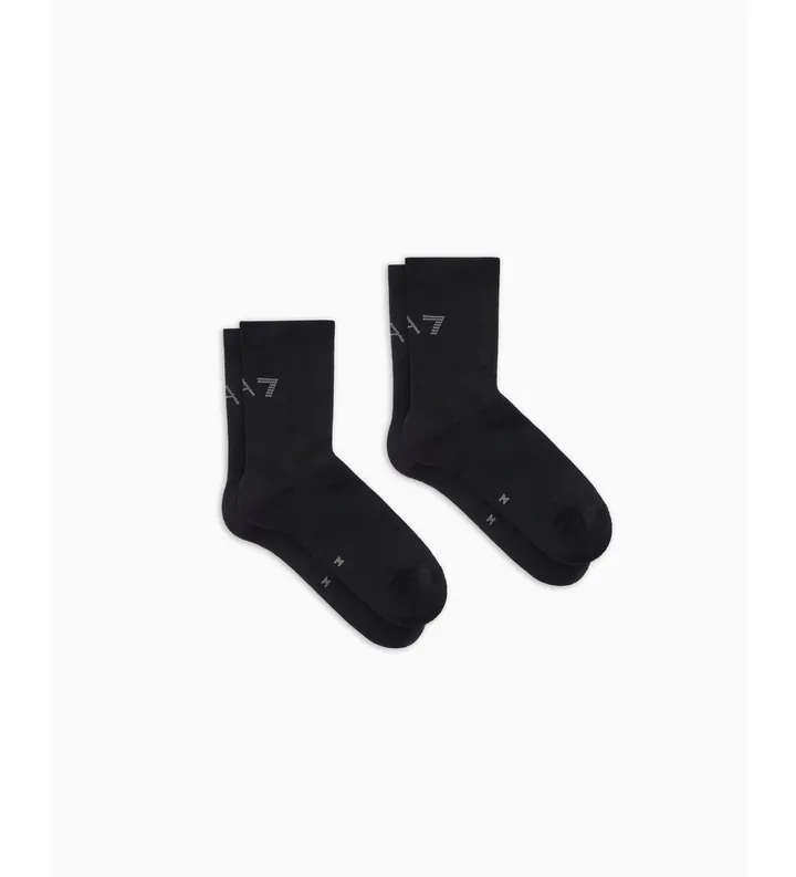 EA7 unisex. 7X000579_AF22658 Calcetines Running Crusher negro (L), Deportivo, Sintético