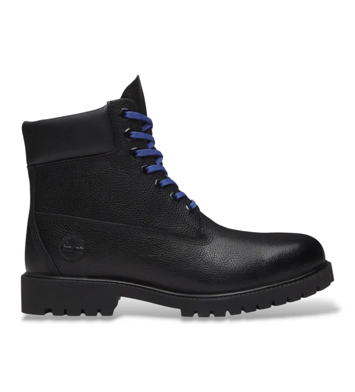Timberland para hombre. TB0A5RNWEPV1 Botas de piel Heritage negro (40), Plano, Cordones, Casual