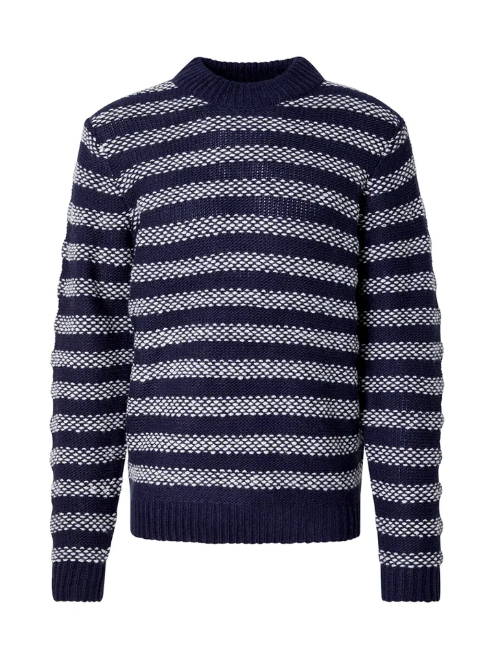 Casual Friday Jersey 'CF KARL' navy / blanco