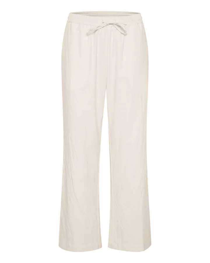 SAINT TROPEZ Pantalón 'Zalinda' blanco