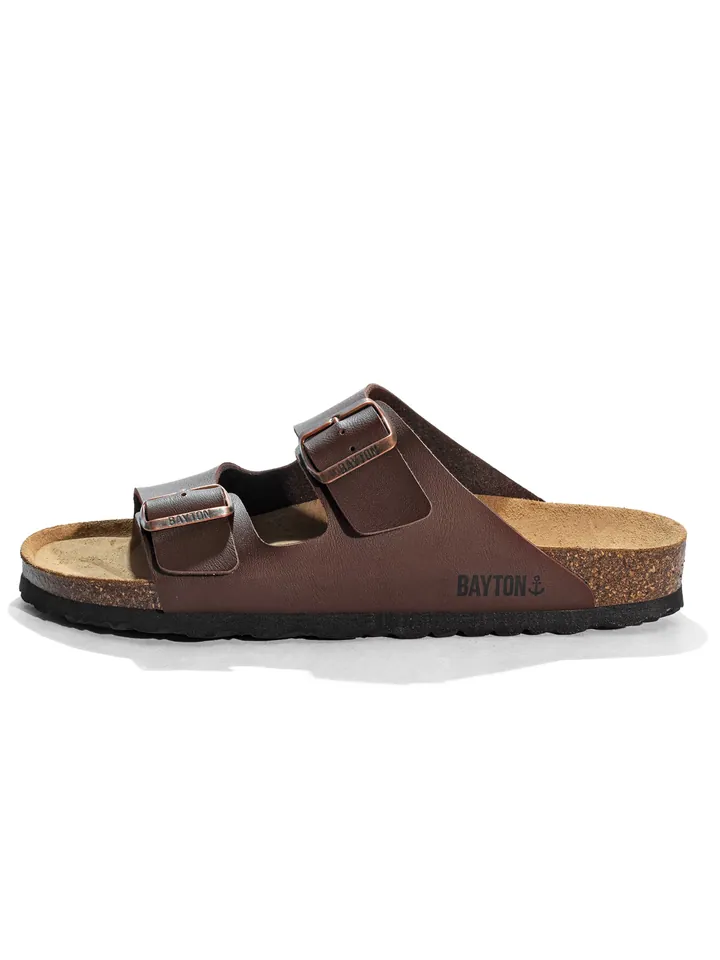 Bayton Zapatos abiertos 'Tracy' marrón oscuro