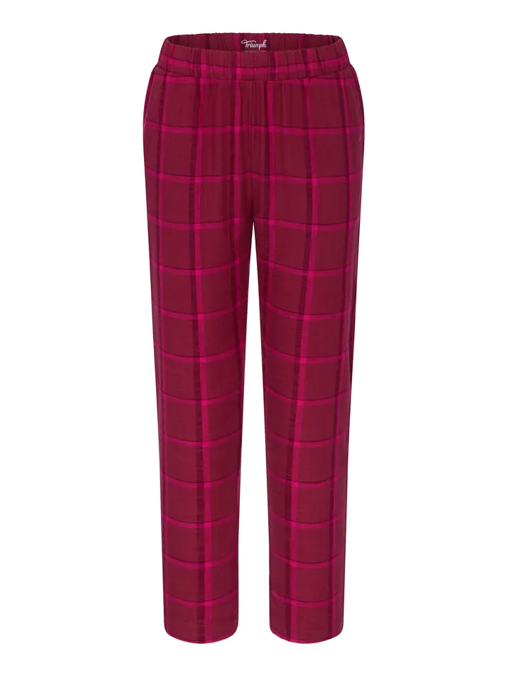 TRIUMPH Pantalón de pijama baya / rosa / rojo oscuro
