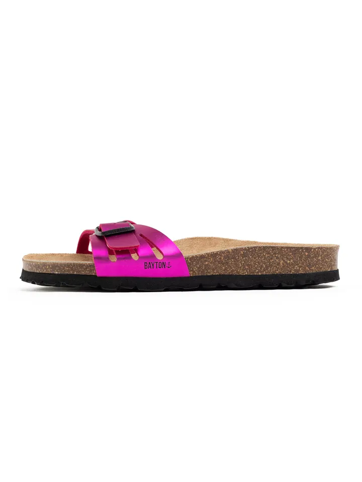 Bayton Zapatos abiertos 'Athena'  marrón / rosa