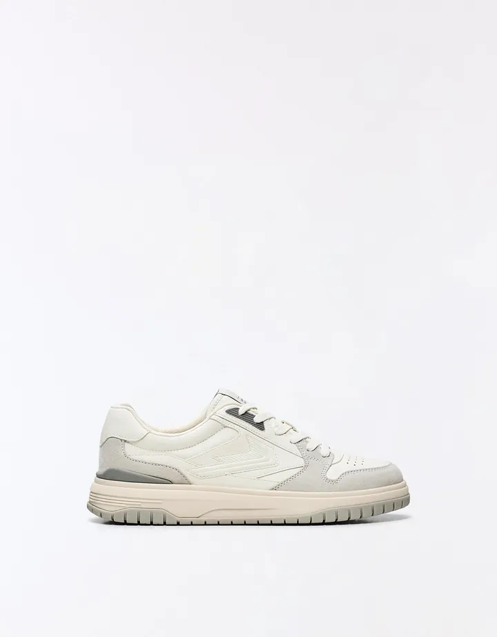 Bershka Zapatillas Casual Piezas Hombre 39 Blanco